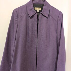 Lilac Woolen 3-Piece. Amanda Smith Petite.